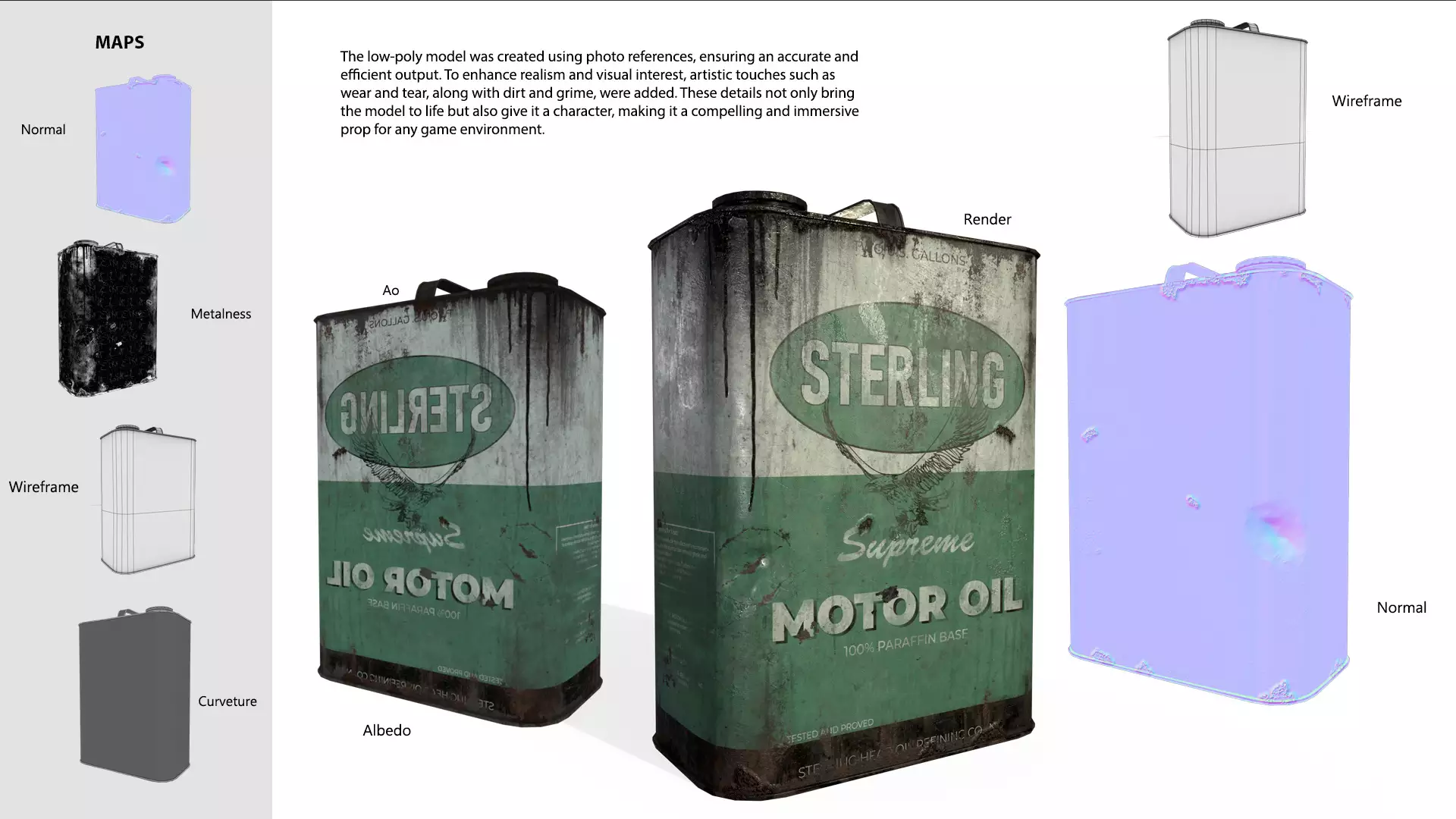 Motor Oil Can