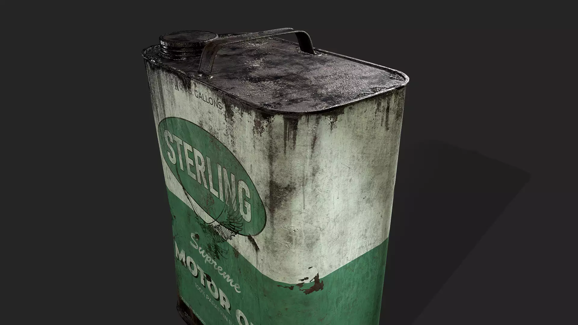 Motor Oil Can
