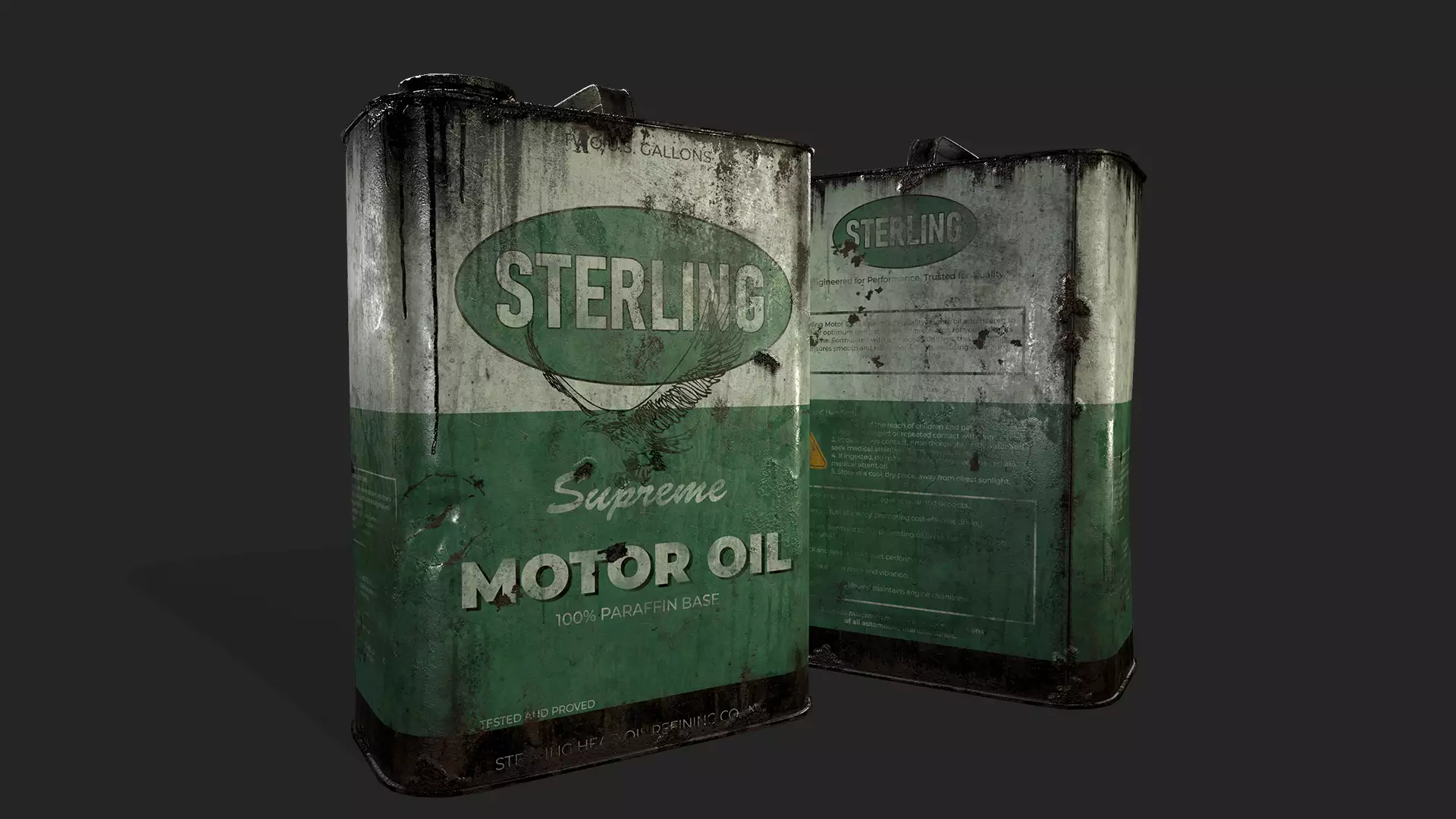 Motor Oil Can